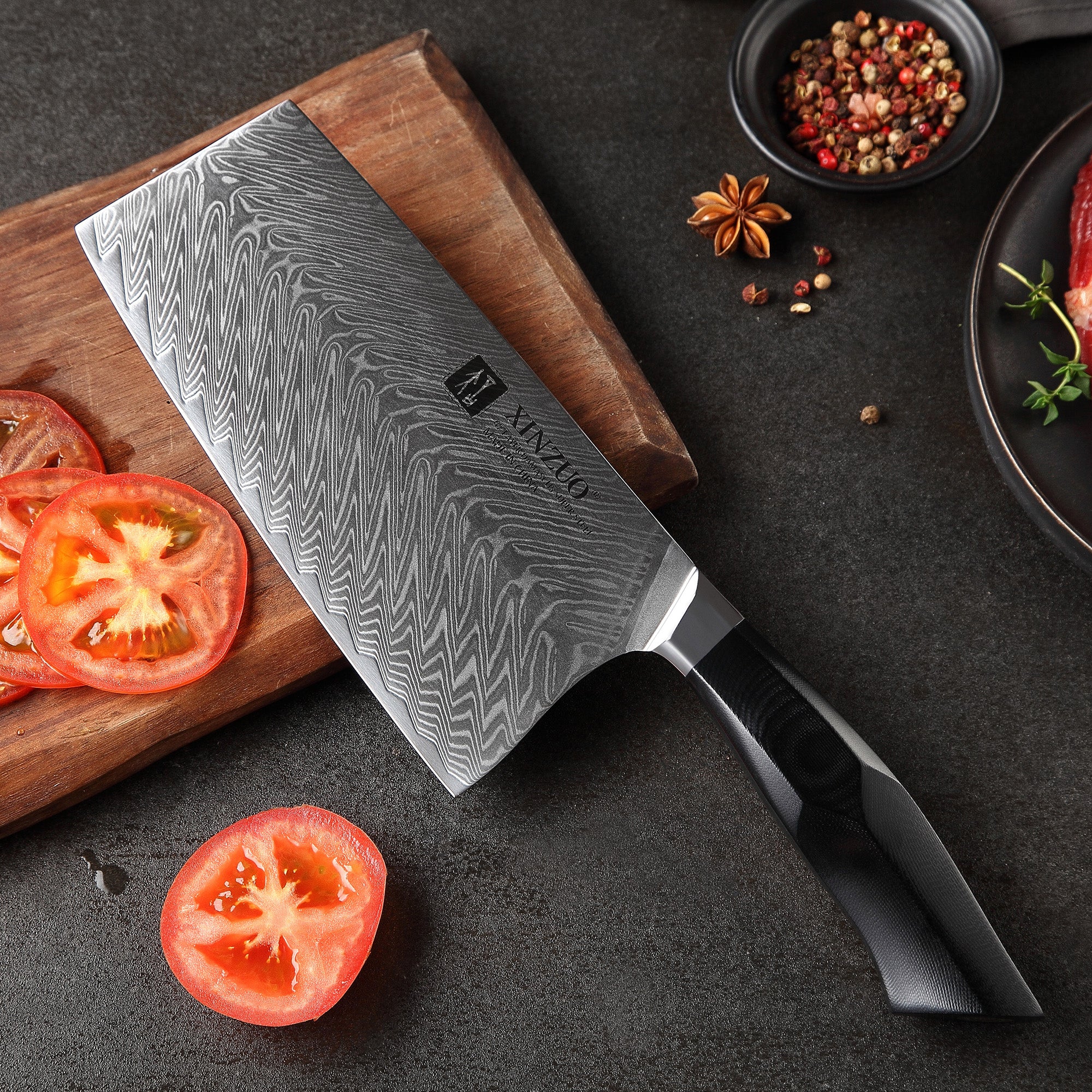 Xinzuo B32 Feng Japanese Style Cleaver Knife – The Bamboo Guy