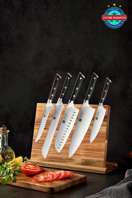 Xinzuo B13S 5 Pcs German High Carbon Steel Kitchen Knives Kitchen Knife Set