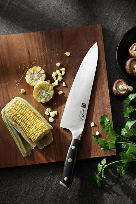 Xinzuo B13S 8.5 inches German High Carbon Steel Chef Knife with Ebony Handles
