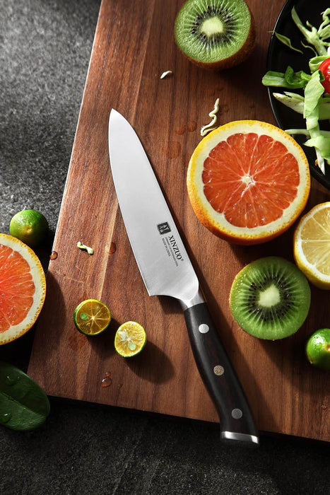 Xinzuo B13S German 1.4116 Steel Kitchen Utility Knives with Ebony Handle