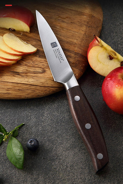 Xinzuo B35 3.5 inches German Stainless Steel Paring Knife Sandalwood Handle