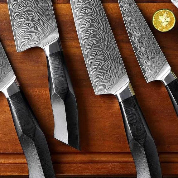 Different Types of Damascus Kitchen Knives & their Uses - The Bamboo Guy