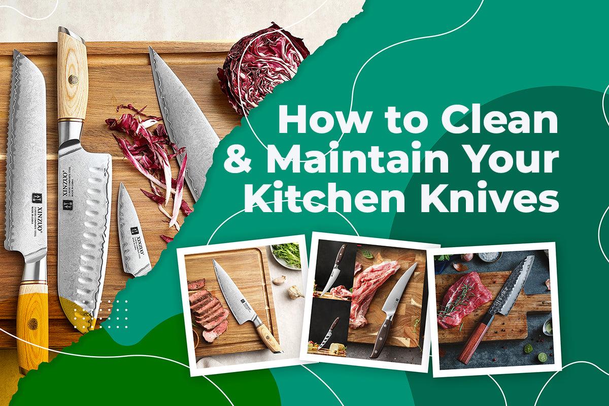 How to Clean and Maintain Your Kitchen Knives - The Bamboo Guy