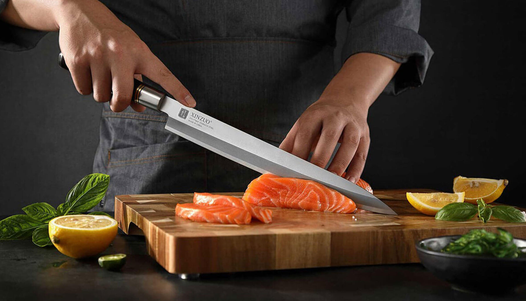The Best Knives for Working with Fish Sashimi Kitchen Knife