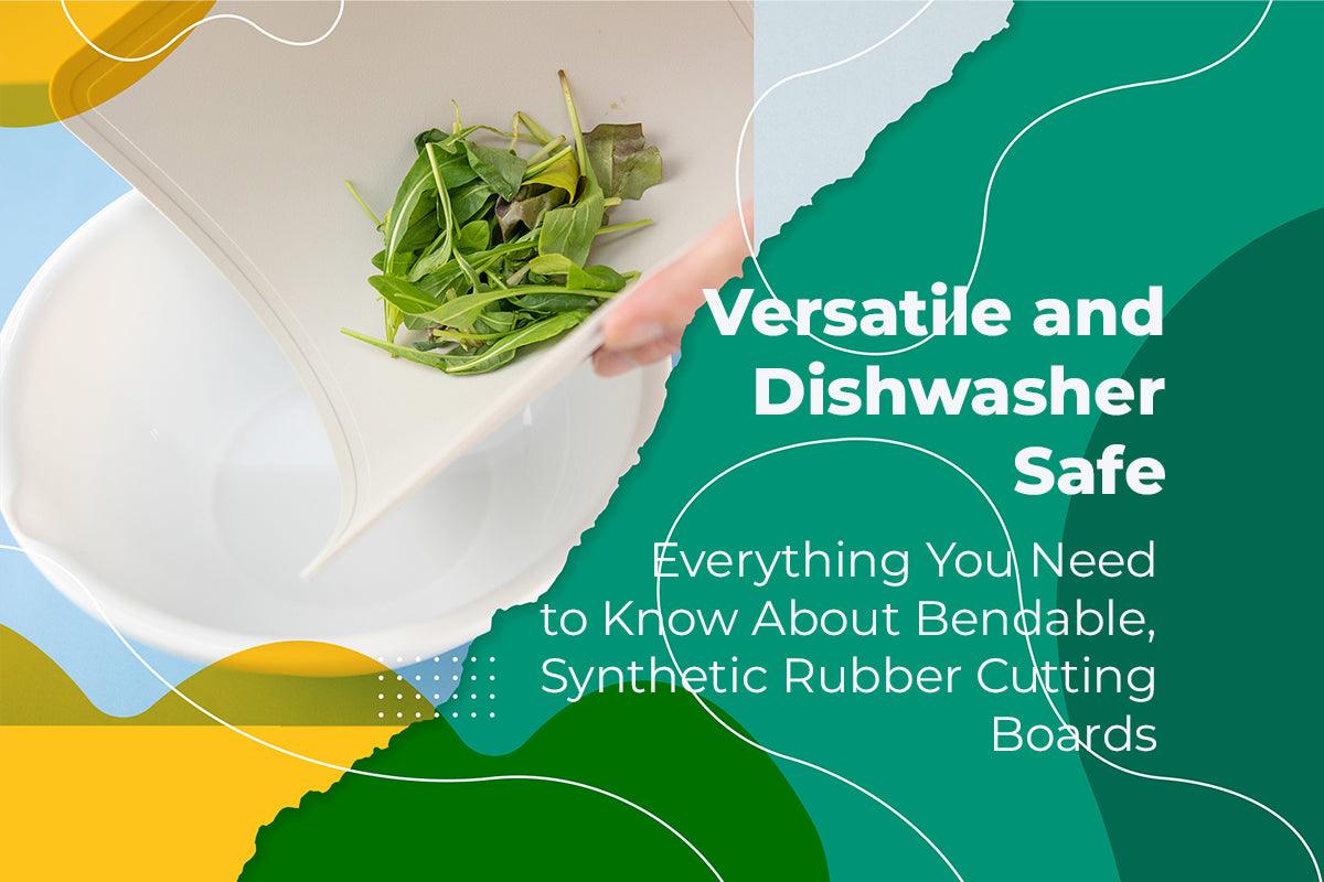 Versatile and Dishwasher Safe: Everything You Need to Know About Bendable, Synthetic Rubber Cutting Boards - The Bamboo Guy