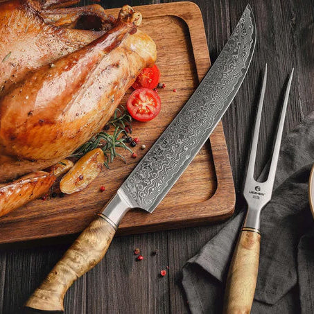 Why Damascus Kitchen Knives Are a Must for U.S. Home Cooks