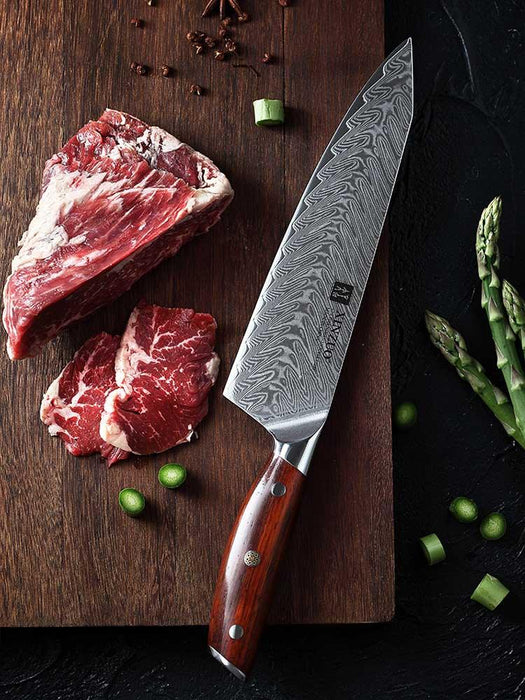 Xinzuo B27 8.5" 67 Layer Japanese Damascus Chef Knife Damascus Steel Chef Knife
