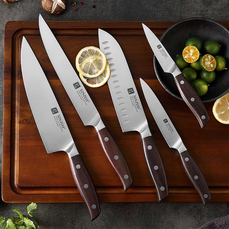 XINZUO 包丁セット 5本 B35-5-Pcs-German-Steel-Kitchen