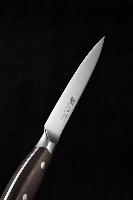 B35 German Steel Utility knife with Red Sandalwood Handle  8