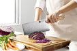Xinzuo B37S Composite Stainless Steel Kitchen Cleaver Knife with Pakka Wood Handle - The Bamboo Guy