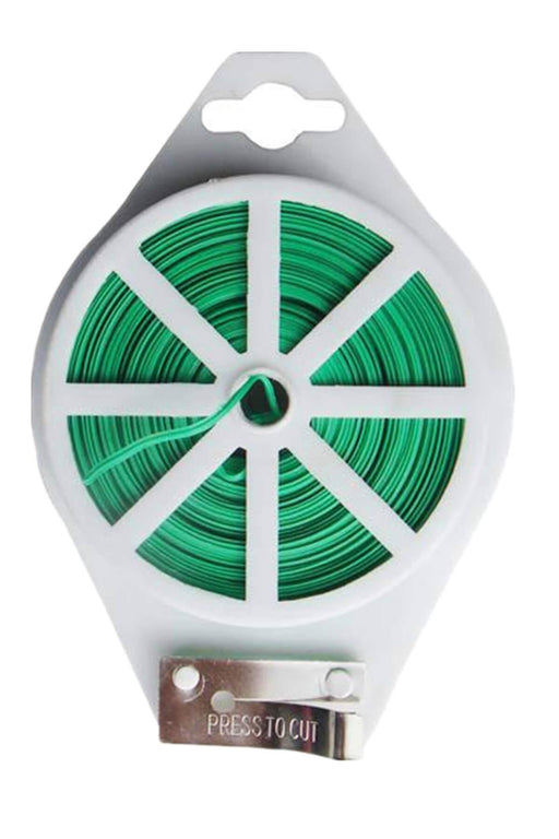 Garden & Home Wire Twist Ties 165'  Multipurpose Wire Twist for Garden Vegetables, Flowers, Bread Bags Garbage Twist Ties  Plastic Coated Wire Ties