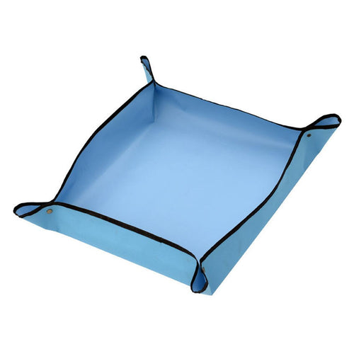 JDYFQIAN Plant Repotting Mat/Pad Waterproof Oxford and PVC Transplanting blue