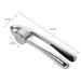 Shenzhen Manual Garlic Press Zinc Alloy Handheld Squeezer - The Bamboo Guy