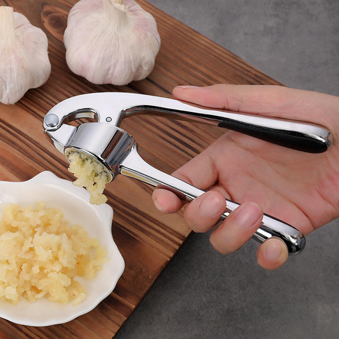 Shenzhen Manual Garlic Press Zinc Alloy Handheld Squeezer - The Bamboo Guy