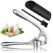 Shenzhen Manual Garlic Press Zinc Alloy Handheld Squeezer - The Bamboo Guy