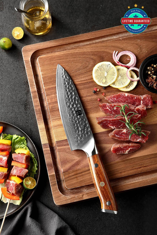 Xinzuo B13D 6.5" 67 Layer Japanese Damascus Chef Knife Damascus Steel Chef Knife Open Box