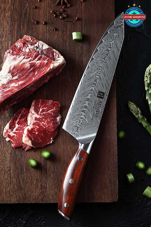 Xinzuo B27 8.5" 67 Layer Japanese Damascus Chef Knife Damascus Steel Chef Knife