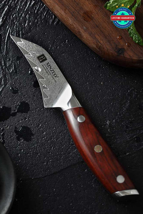 Xinzuo B27 Layer Japanese Damascus Paring Knife