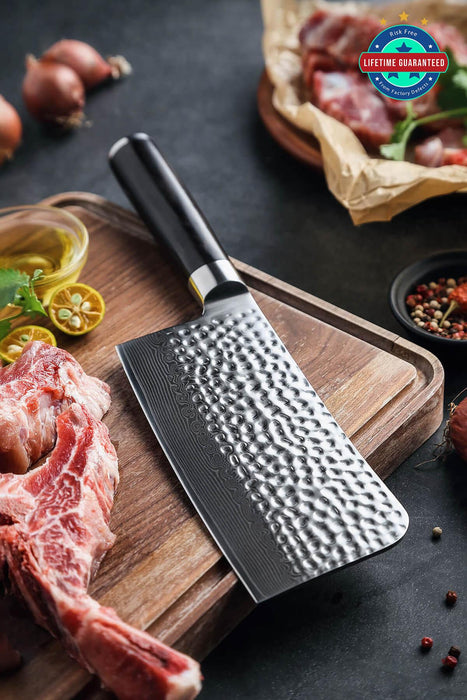 Xinzuo B1H 67 Layer Damascus Meat Cleaver