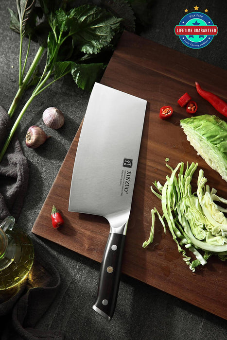 Xinzuo B13S German High Carbon Steel Kitchen Cleaver