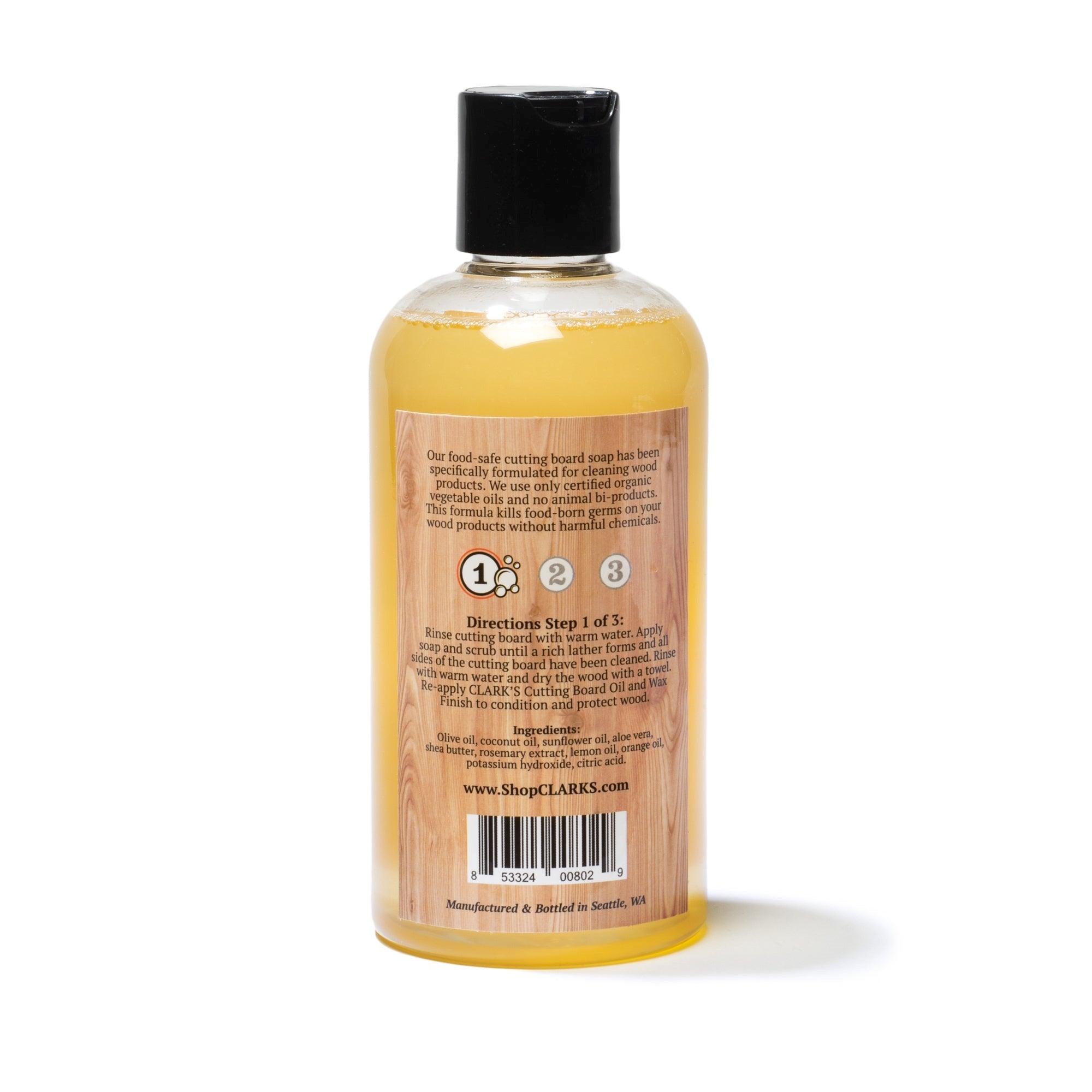 CLARK'S Cutting Board Soap - Orange & Lemon Extract Enriched - Thumbnail 5