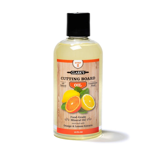 CLARK'S Cutting Board Oil - Lemon and Orange Extract Enriched - The Bamboo Guy