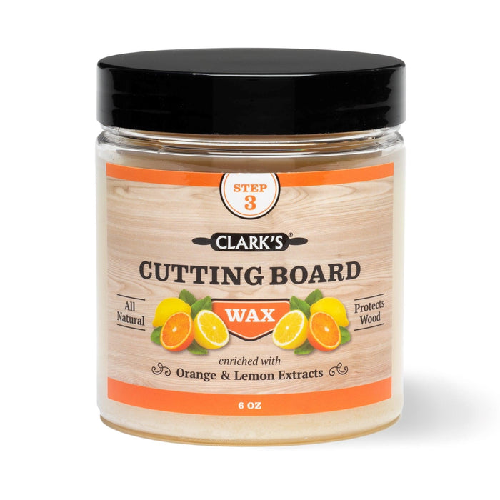 CLARK'S Cutting Board Finish Wax - Orange and Lemon Scented - The Bamboo Guy
