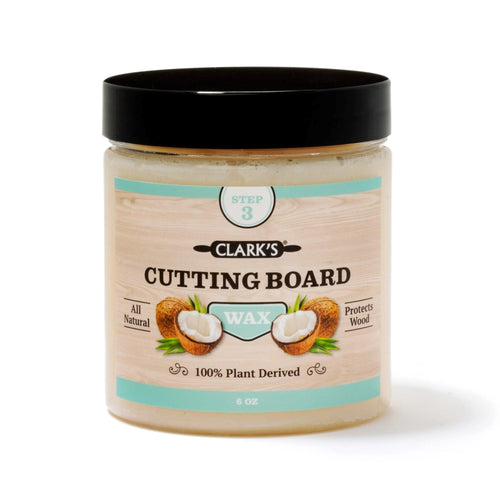 CLARK'S Coconut Cutting Board Wax - With Carnauba and Beeswax