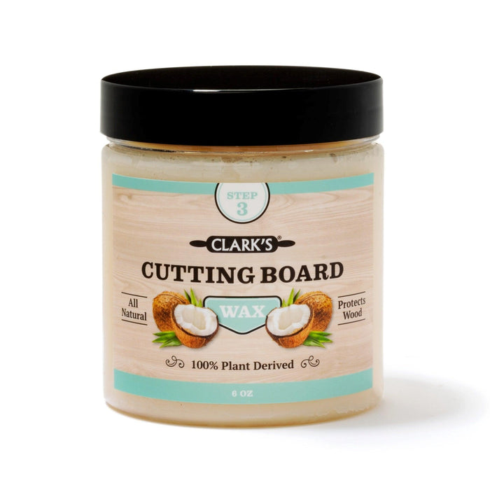 CLARK'S Coconut Cutting Board Wax - With Carnauba and Beeswax - The Bamboo Guy