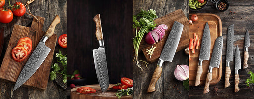 Damascus Kitchen Knives B30 Series - Build Your Own Bundle
