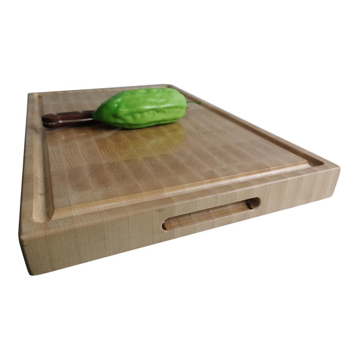 Quality End Grain Maple Cutting Board Rectangular Blocks - The Bamboo Guy