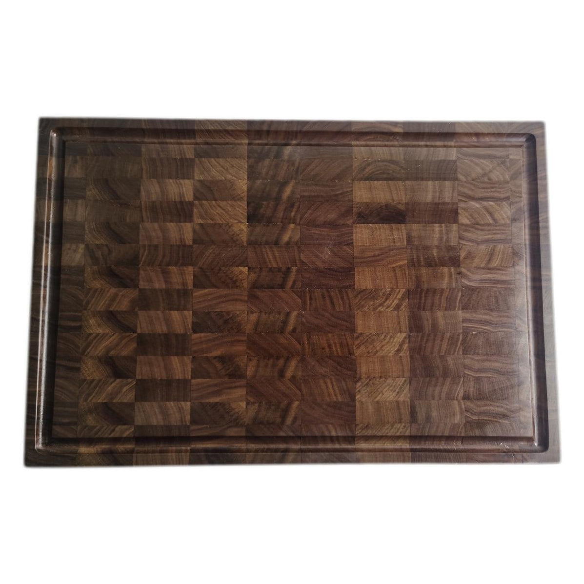 Quality End Grain Walnut Cutting Board Rectangular Blocks - The Bamboo Guy