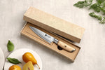 Xinzou B37S Composite Stainless Steel Utility knife with Pakka Wood Handle