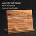 XINZUO Acacia Wood Magnetic Knife Holder Knife Stand - The Bamboo Guy