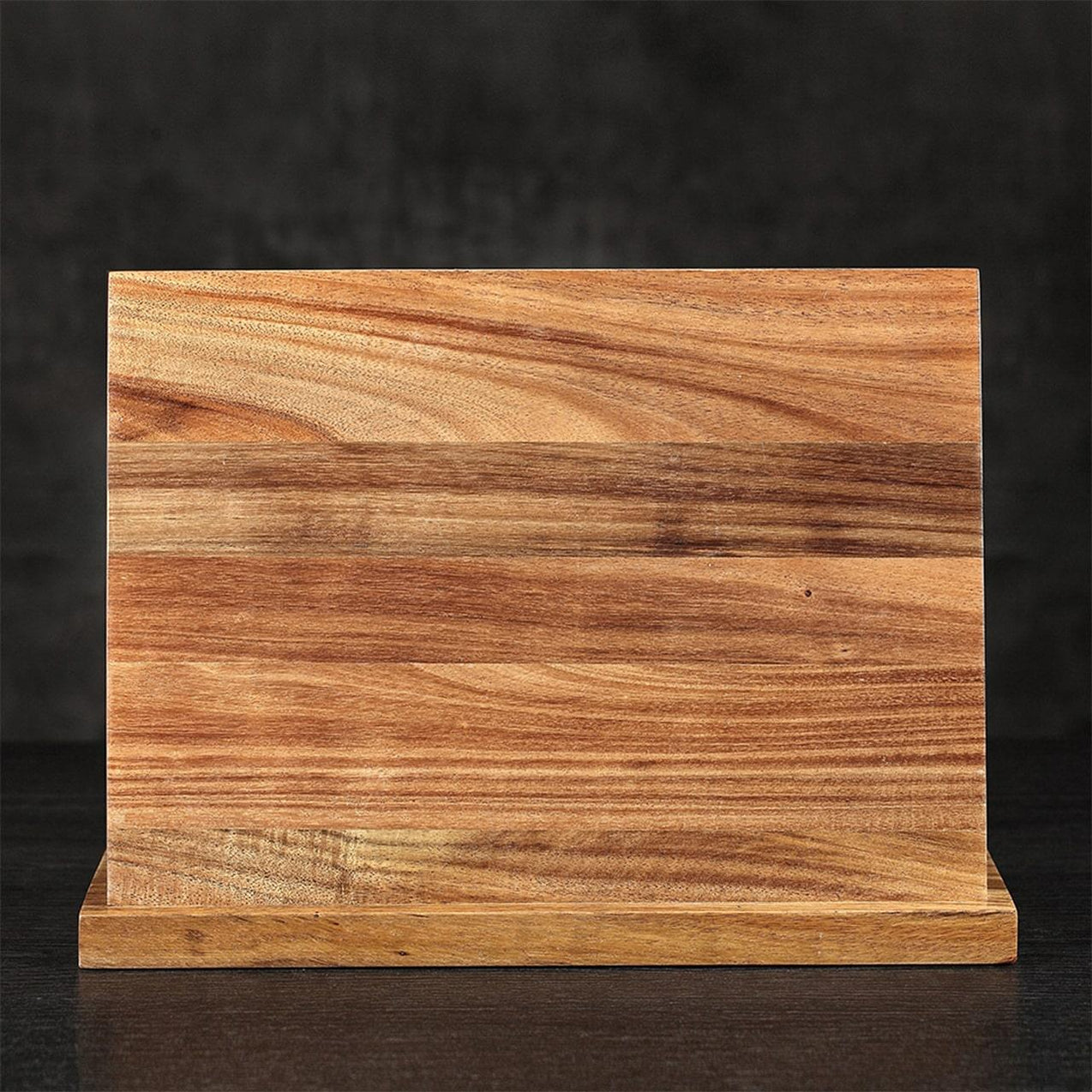XINZUO Acacia Wood Magnetic Knife Holder Knife Stand