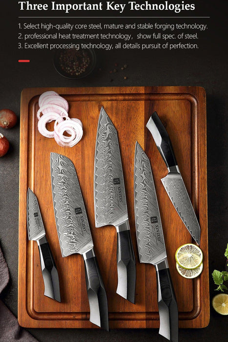 XINZUO Brand 6.5 Inch Chef Knife Japanese 67 layer Damascus Steel