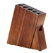 XINZUO Kitchen Knife Stand Knife Block Natural Acacia Wood - The Bamboo Guy