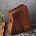 XINZUO Kitchen Knife Stand Knife Block Natural Acacia Wood - The Bamboo Guy
