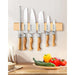 XINZUO Maple Magnetic Wall Knife Hangers 15.8 inch - The Bamboo Guy