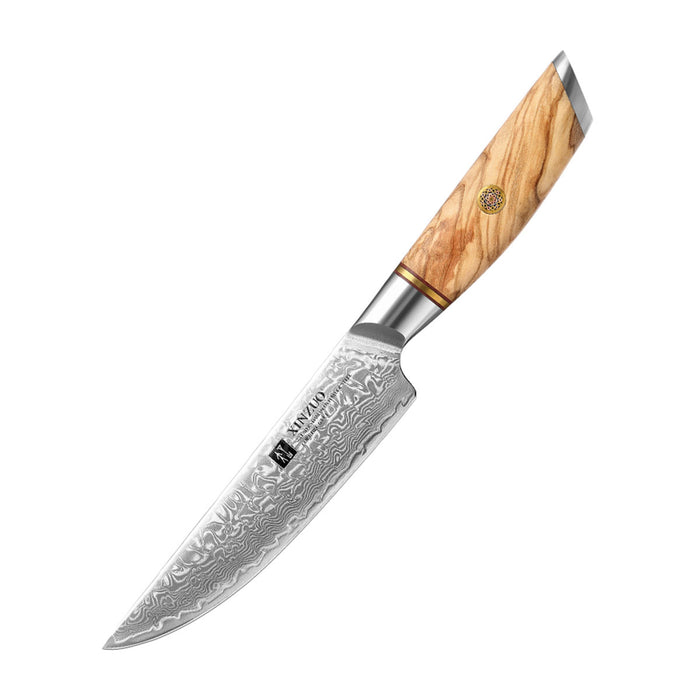 XINZUO B37 Luxury Steak Knife 73 Layers Damascus Steel with Powder Steel Blade