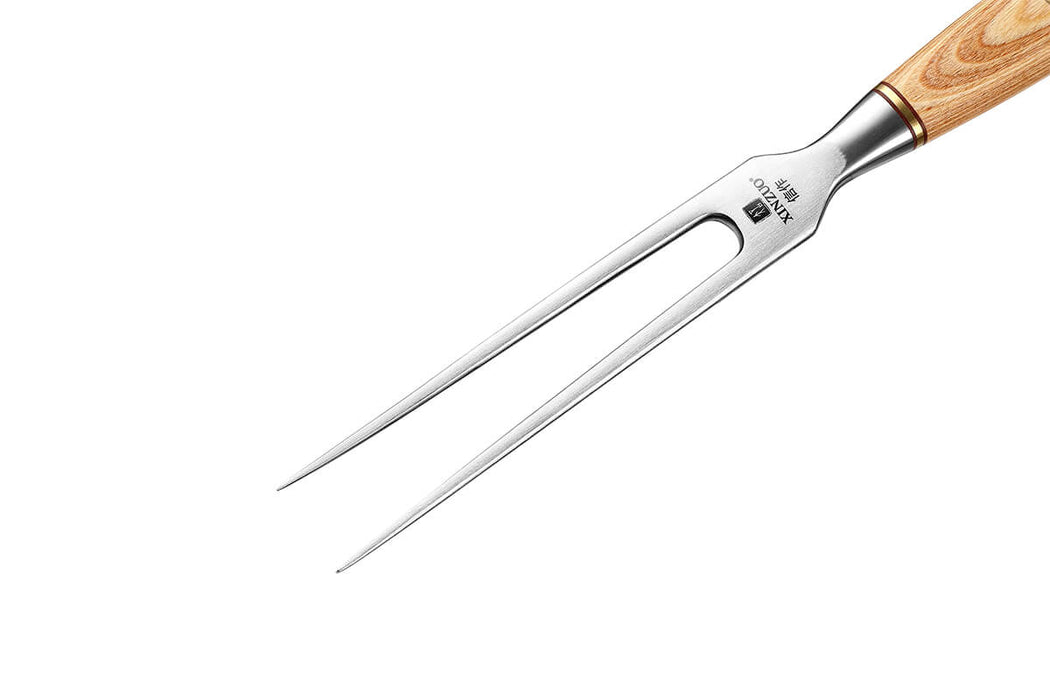 Xinzou B37S Composite Stainless Steel Carving Fork - Meat Fork 8