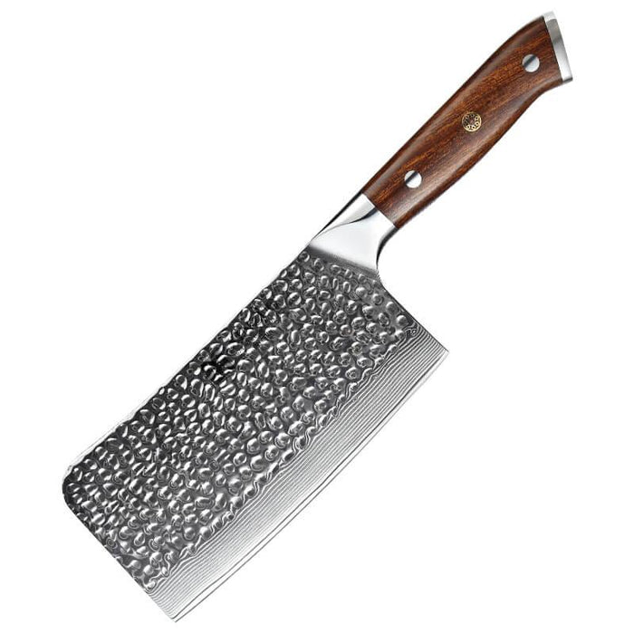 Xinzuo B13D 7" 67 Layer Bone Cleaver Knife Heavy Duty Bone Cleaver Best Bone Cleaver