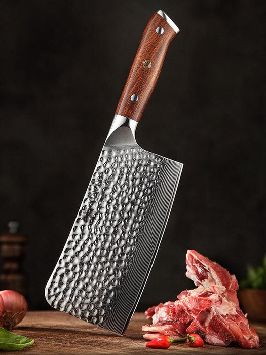 Xinzuo B13D 7" 67 Layer Bone Cleaver Knife Heavy Duty