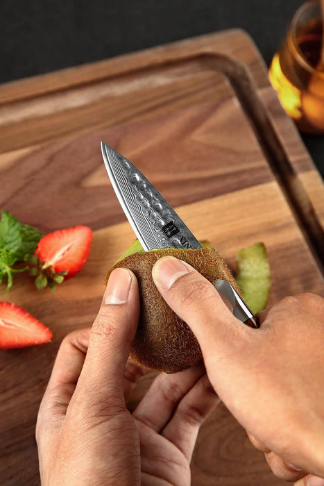 Xinzuo B13D 8" 67 Layer Damascus Paring Knife Damascus Steel Paring Knife
