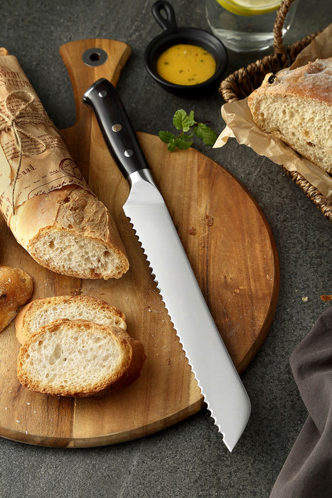 Xinzuo German High Carbon Stainless Steel Bread Knife