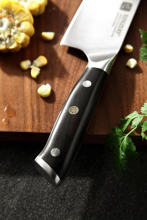 Xinzuo B13S 8.5" German High Carbon Steel Chef Knife with Ebony Handles