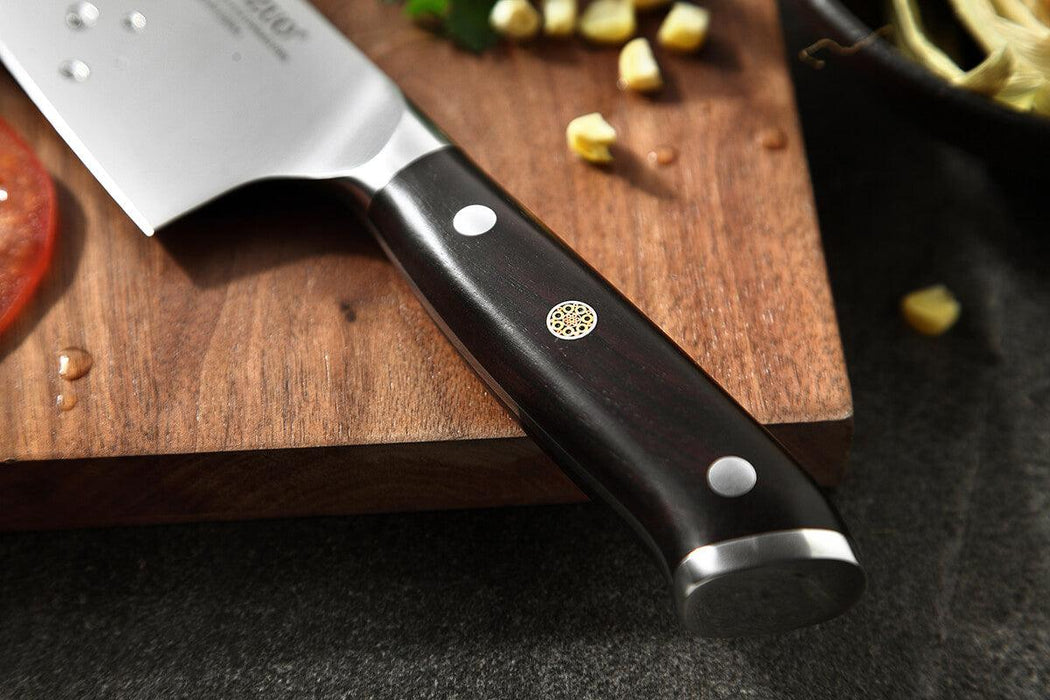 Xinzuo B13S 8.5" German High Carbon Steel Chef Knife with Ebony Handles