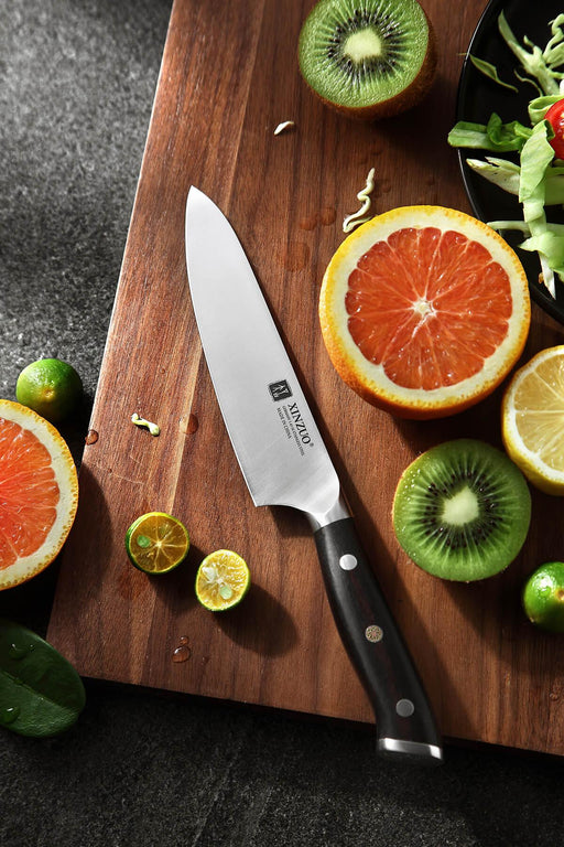 Xinzuo B13S German 1.4116 Steel Kitchen Utility Knives with Ebony Handle