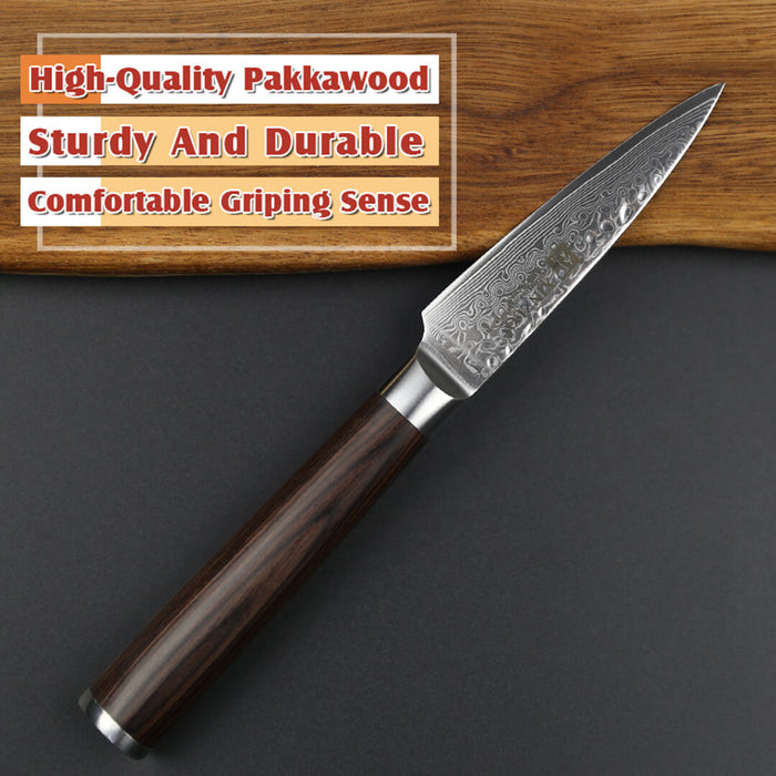 Xinzuo B1H 3 Pcs 67 Layer Damascus Steel Kitchen Knife Set 14