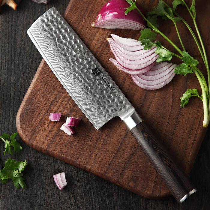 Xinzuo B1H 6 Pcs 67 Layer Damascus Steel Chef Knife Set 4